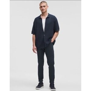 $138 Lululemon ABC Slim-FIT 5 Pockets Pant 31 Tall True Navy Inseam 35"